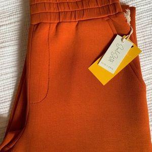 NWT Leze the Label Kendal Pant Size Medium, Papaya